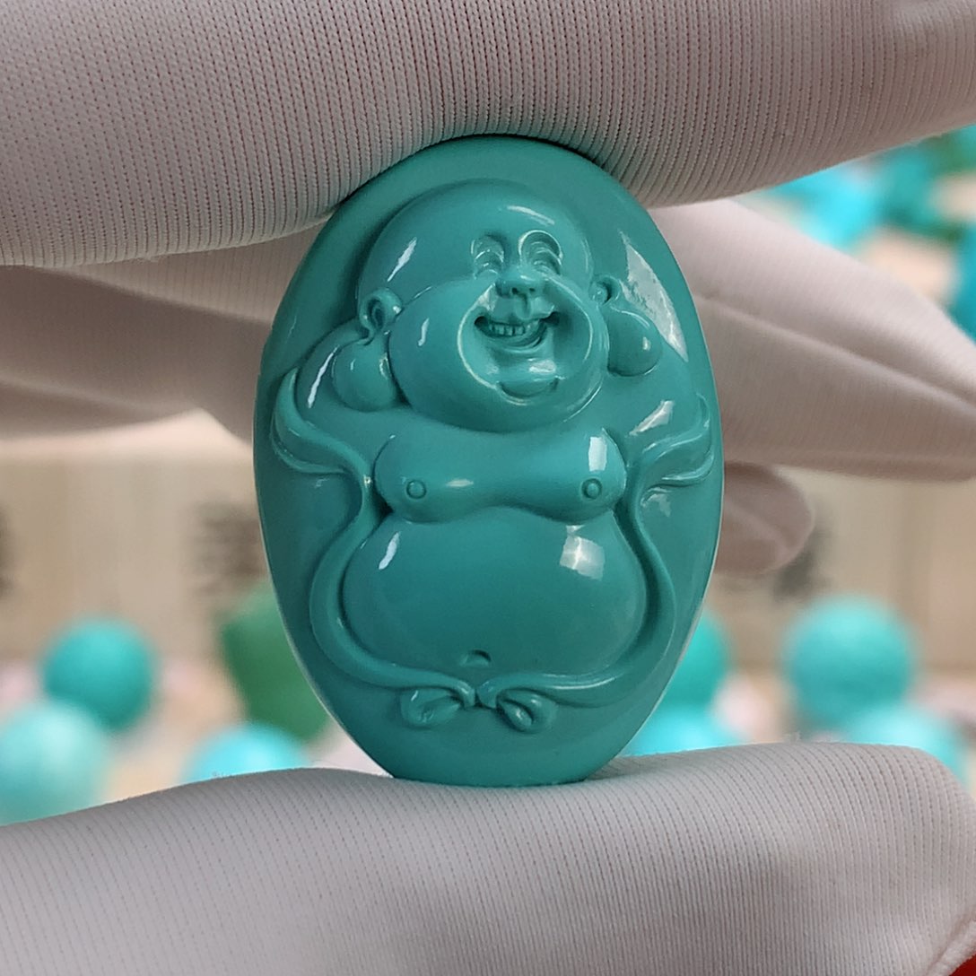 绿松石挂件未镶嵌