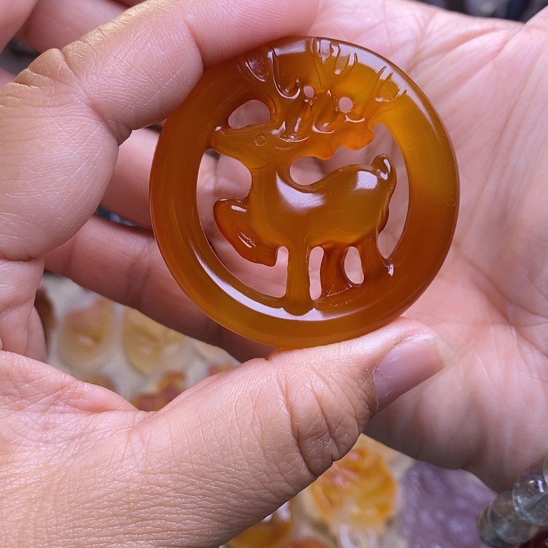 玛瑙/玉髓未镶嵌颈饰