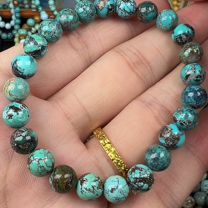 绿松石未镶嵌配饰卡7.8