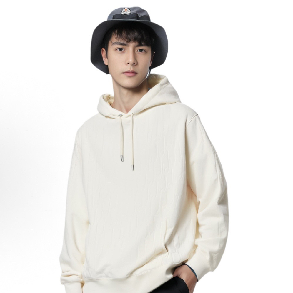 99新 DIOR/迪奥 6634/DIOR纯色抽绳连帽卫衣/XXS码/99新公价15500