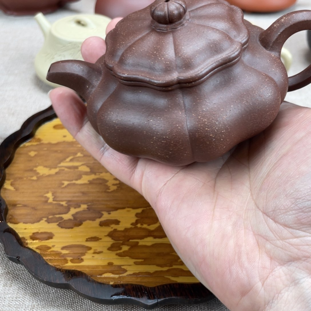 紫砂茶壶l***e保原矿手工壶直播间，玩好料的进