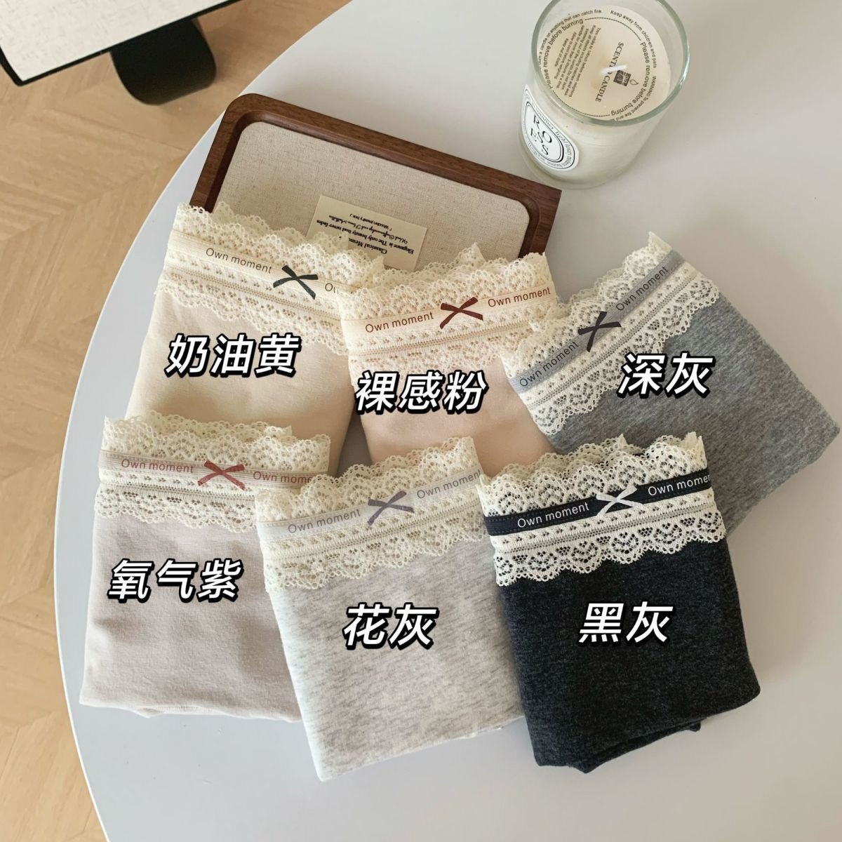 女士平角内裤10A抑菌加长加宽全棉抑菌底裆无痕女简约纯棉内裤女