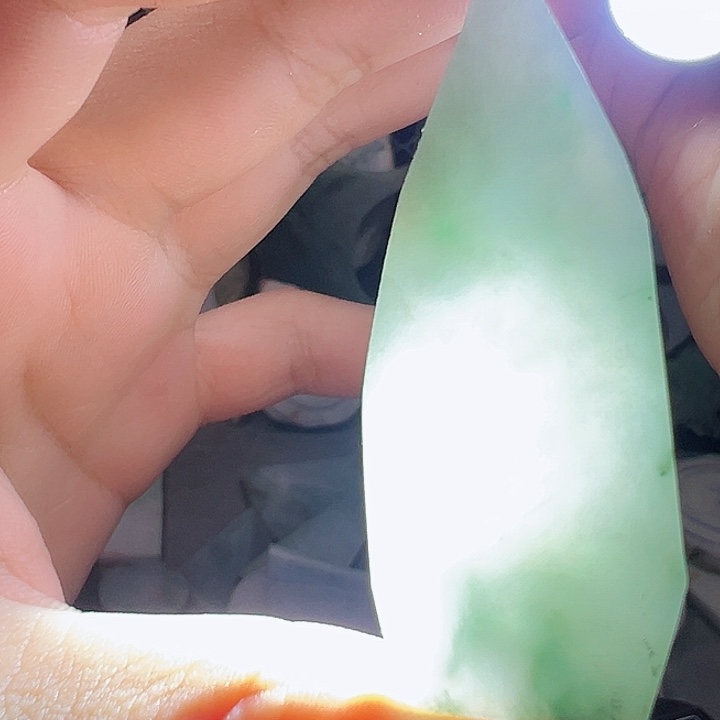 桃***y翡翠未镶嵌颈饰纯天然缅甸翡翠