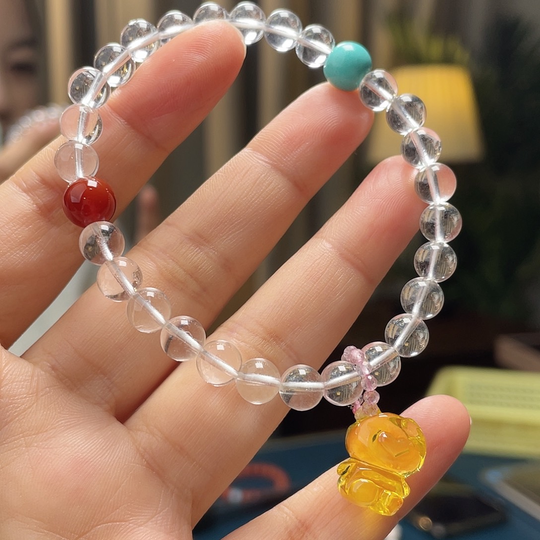 蜜蜡未镶嵌裸石手串