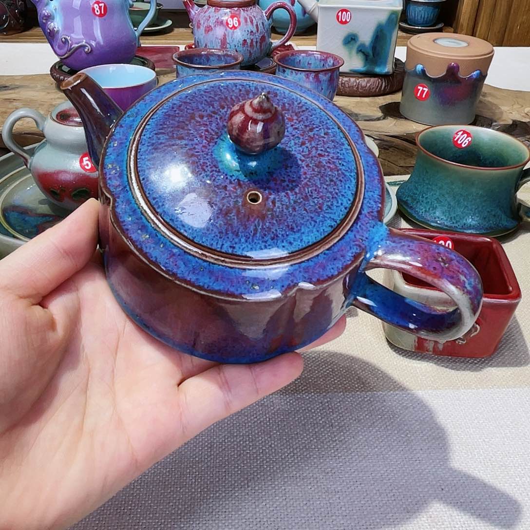 壶禹州钧瓷艺术作品