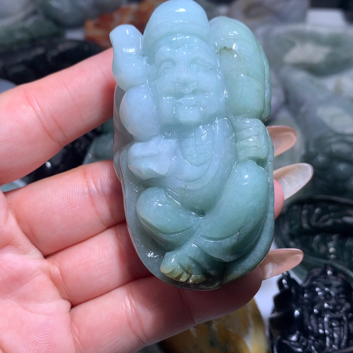 翡翠未镶嵌颈饰保真天然A货翡翠