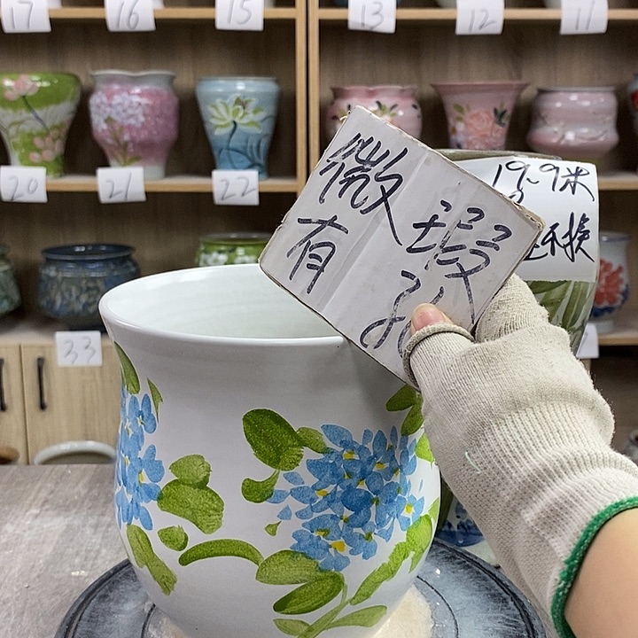 缸5xc景德镇陶瓷花盆