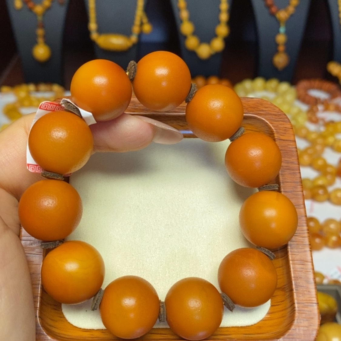 【闪购商品】蜜蜡手链未镶嵌手串