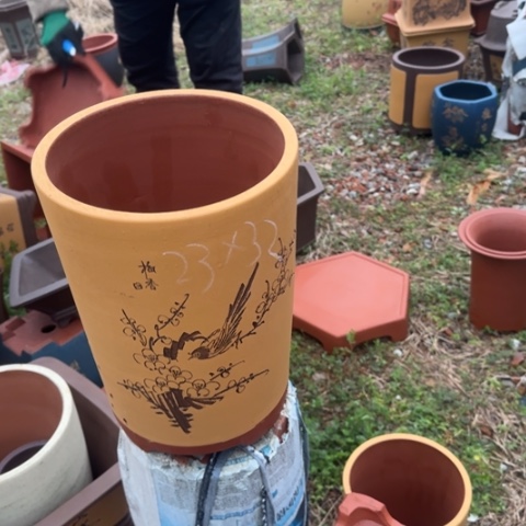 红陶紫砂花盆盆景盆栽