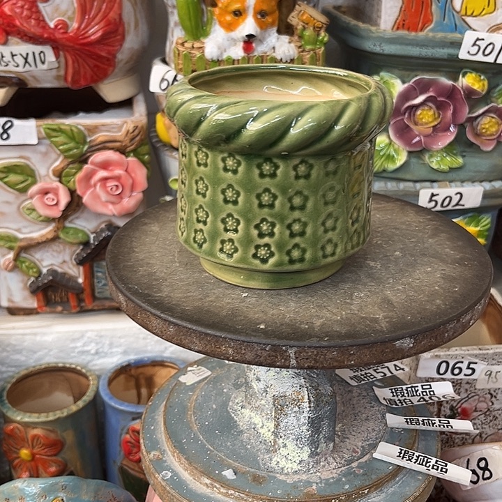 粗陶材质多肉花盆