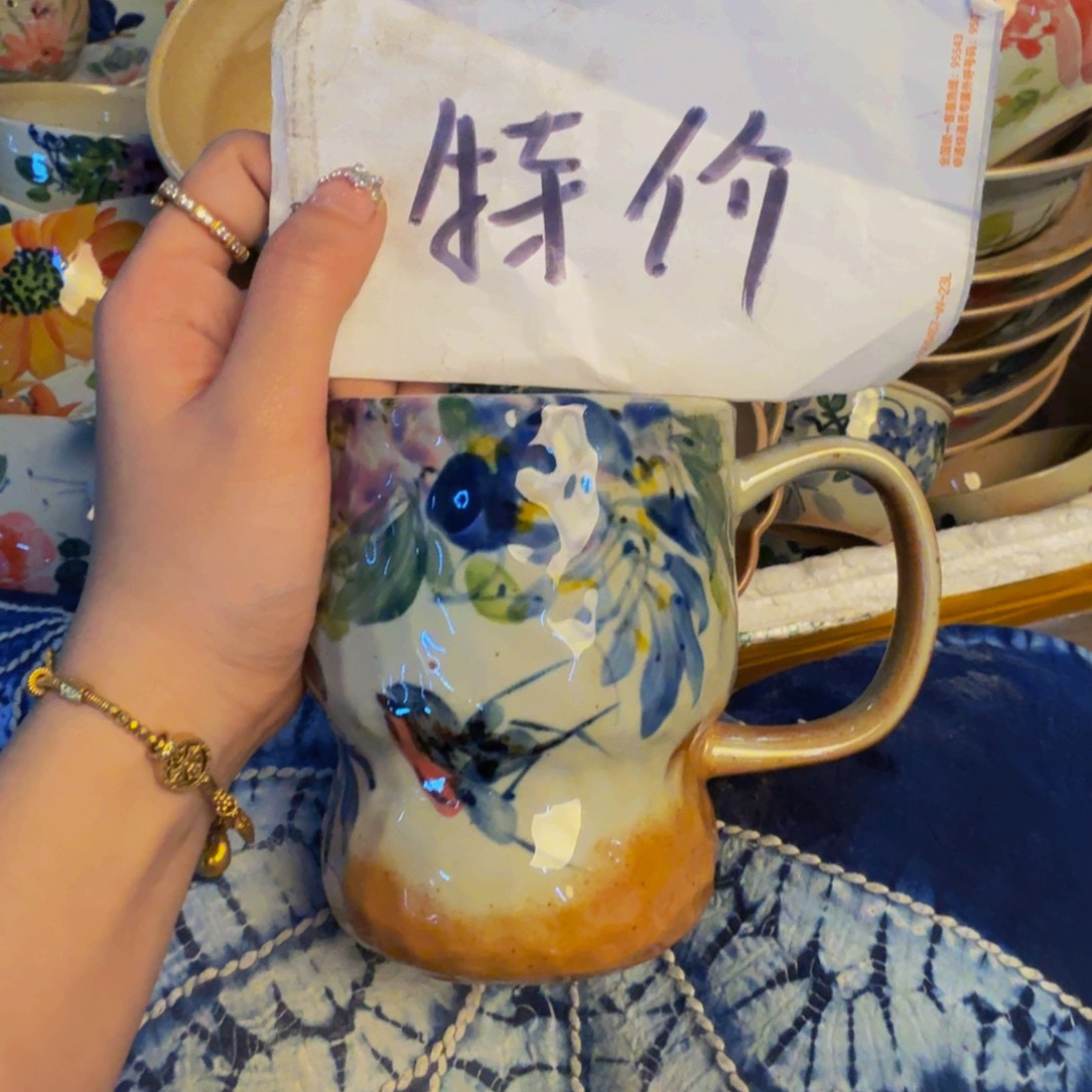 瓷片景德镇陶瓷手工手绘