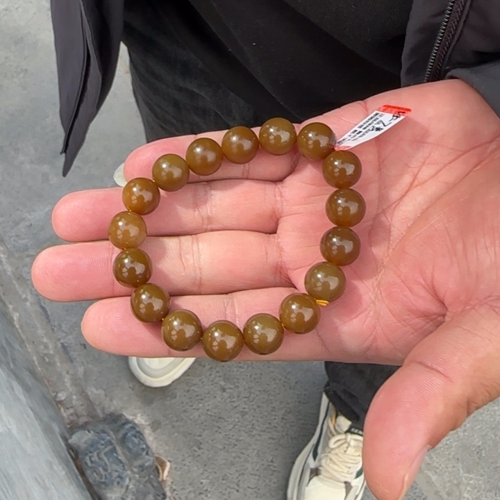 和田玉未镶嵌手链新疆金山