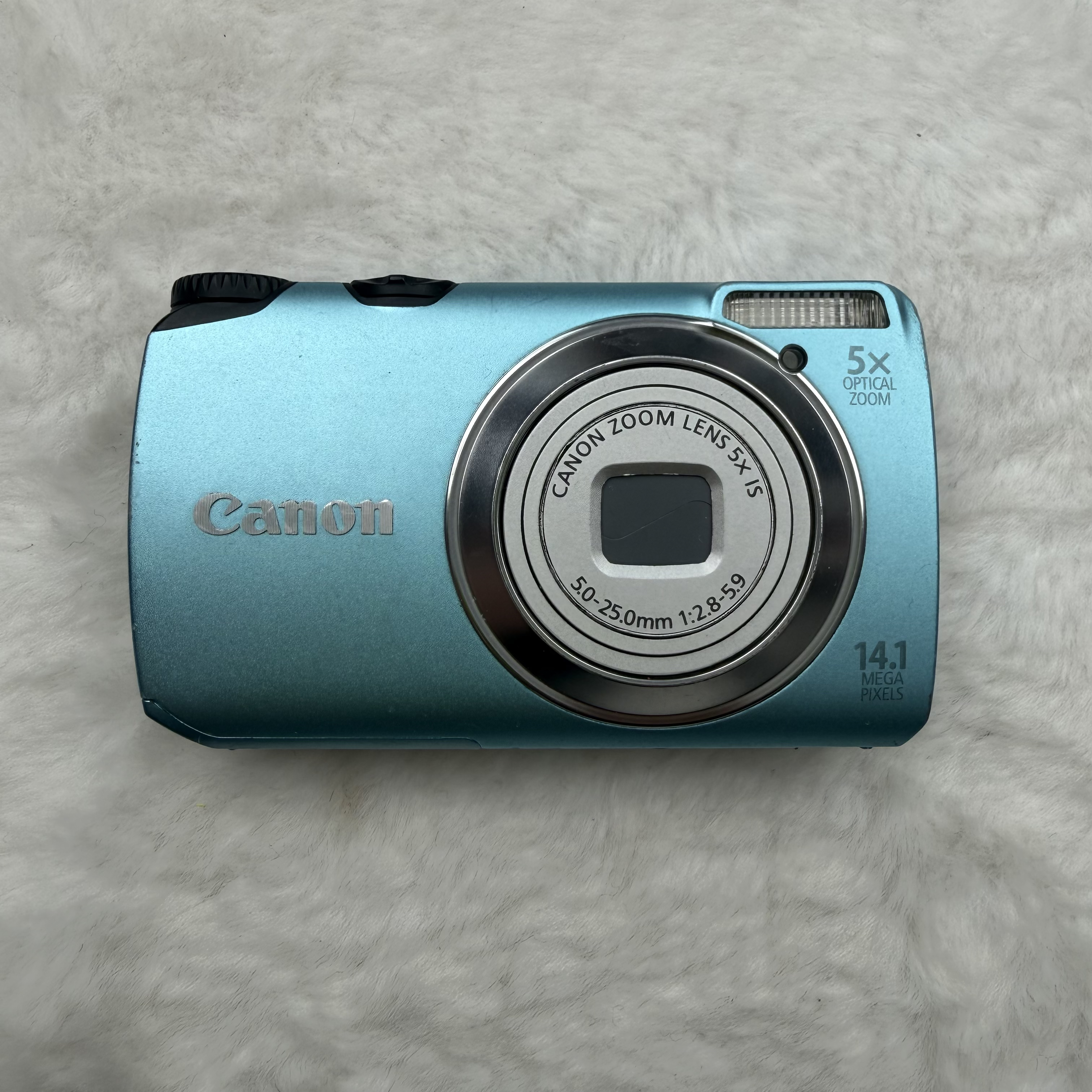 95新 Canon/佳能 A3200限定蓝1410w像素冷白皮奶油肌直出