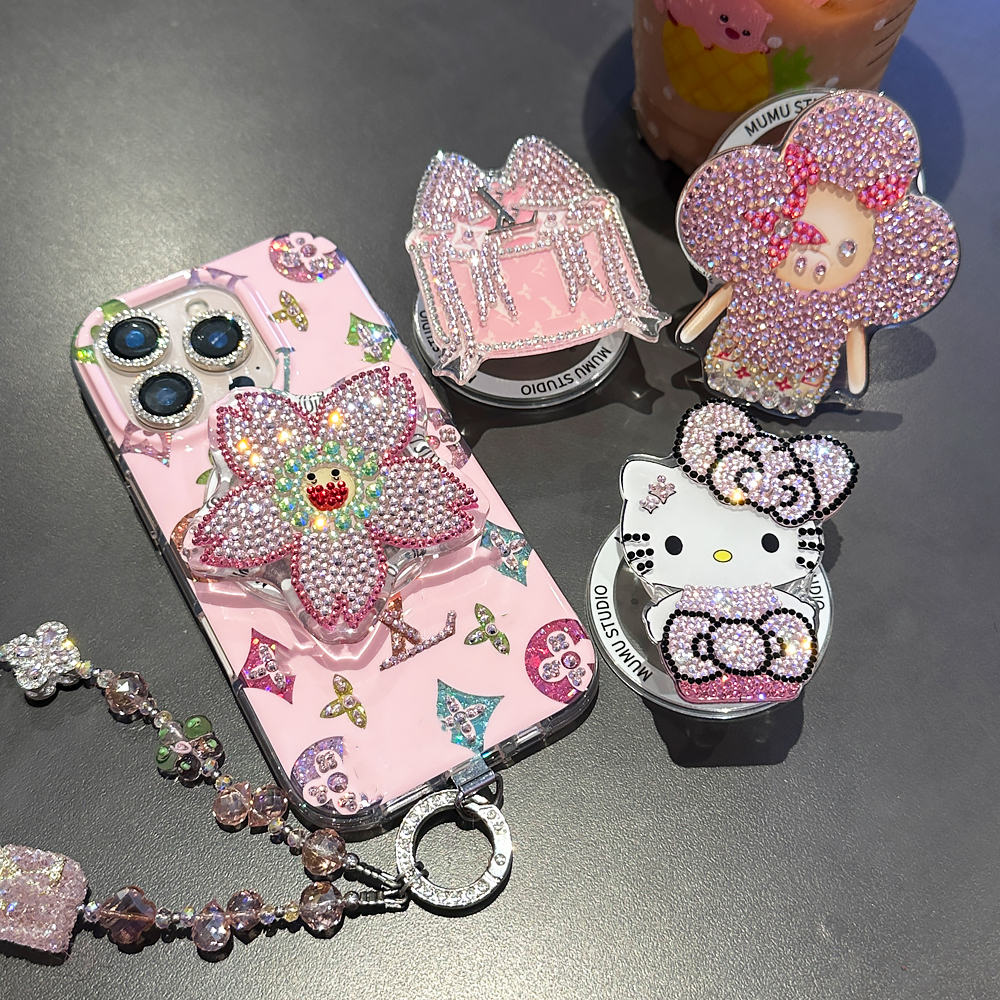 【高定点钻磁吸-粉色满天星老花】轻奢iPhone16promax手机壳15/14