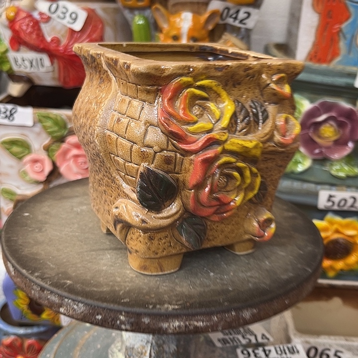 粗陶材质多肉花盆