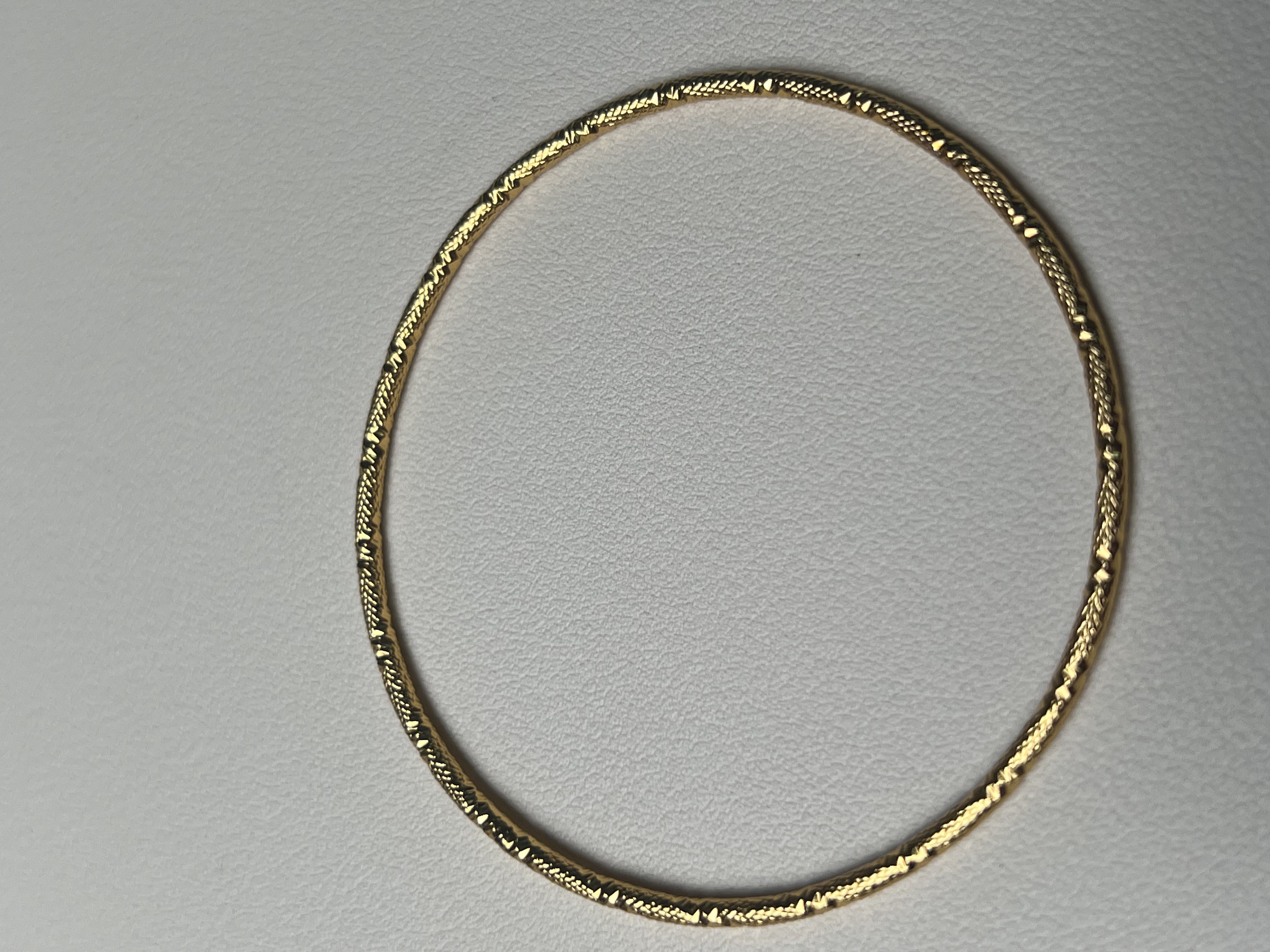 J0059古法素圈雕刻精品手镯