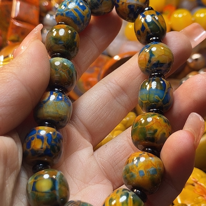 巅***城玛瑙/玉髓未镶嵌手链