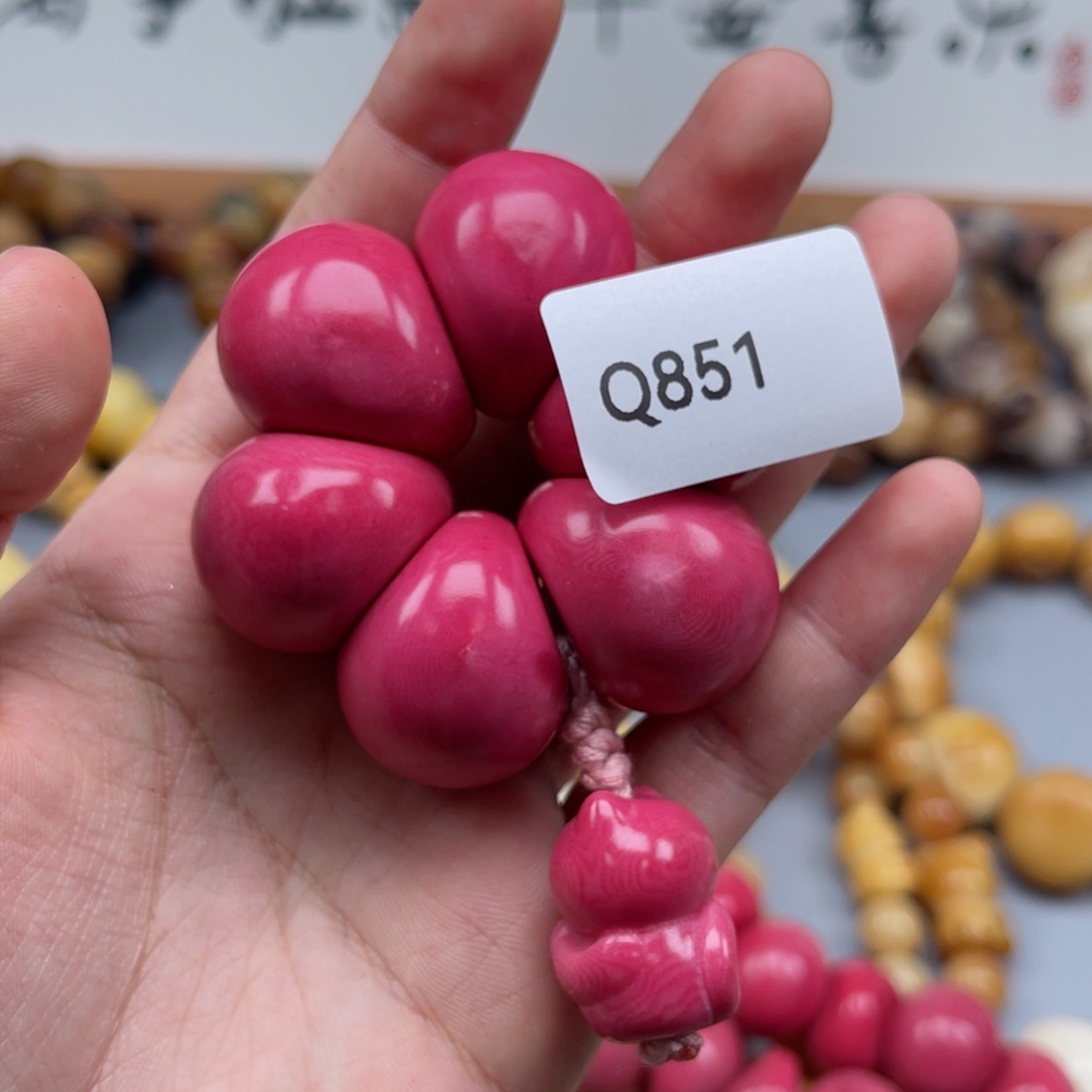 吊坠菩提根/象牙果菩**下Q851蒜瓣25通货一串