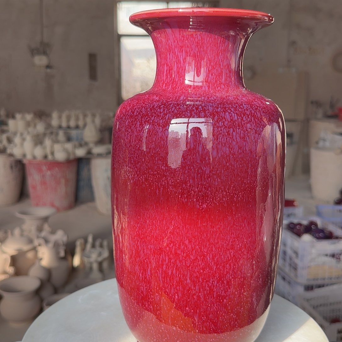 摆件陶郑家钧窑摆件微瑕