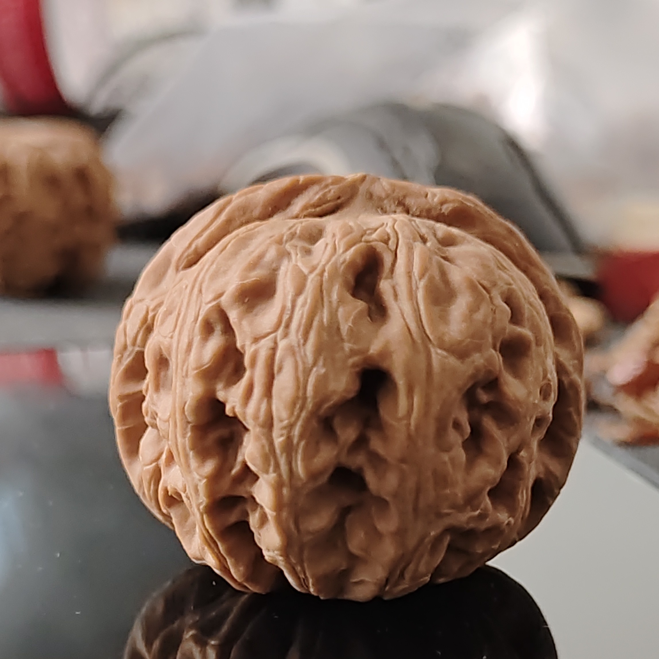 全品无修文玩核桃中桩元宝肚46＋边42+