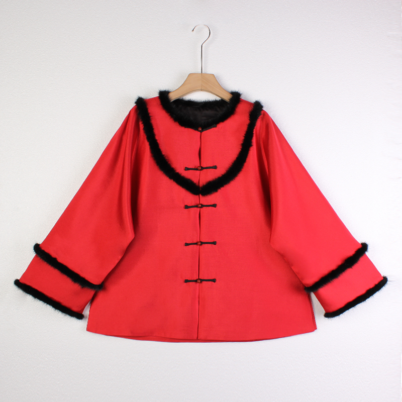 【丹绮】复古新中式国风民族风纯手工对襟女士上衣