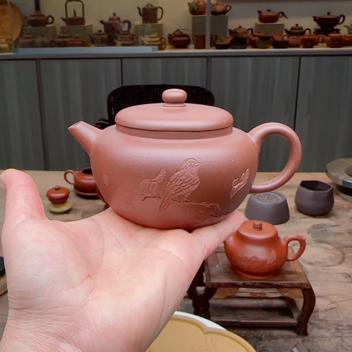 紫砂茶壶底槽清180 c C双工作品