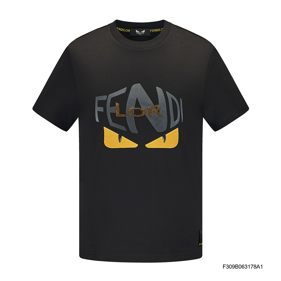 FENDILOR小怪兽潮品设计感男士短袖T恤F309B063178A