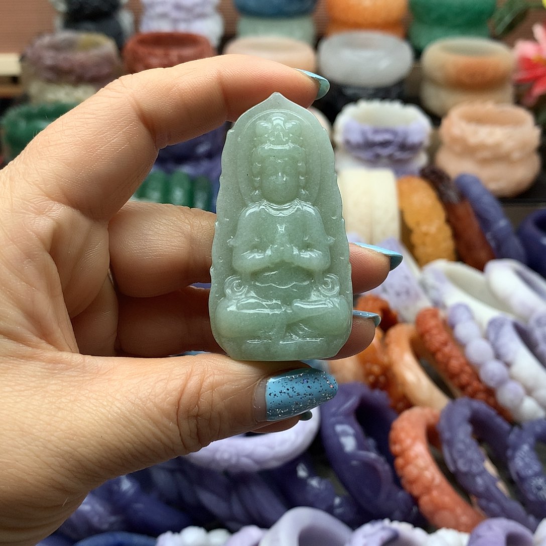 毛衣链未镶嵌石英质玉