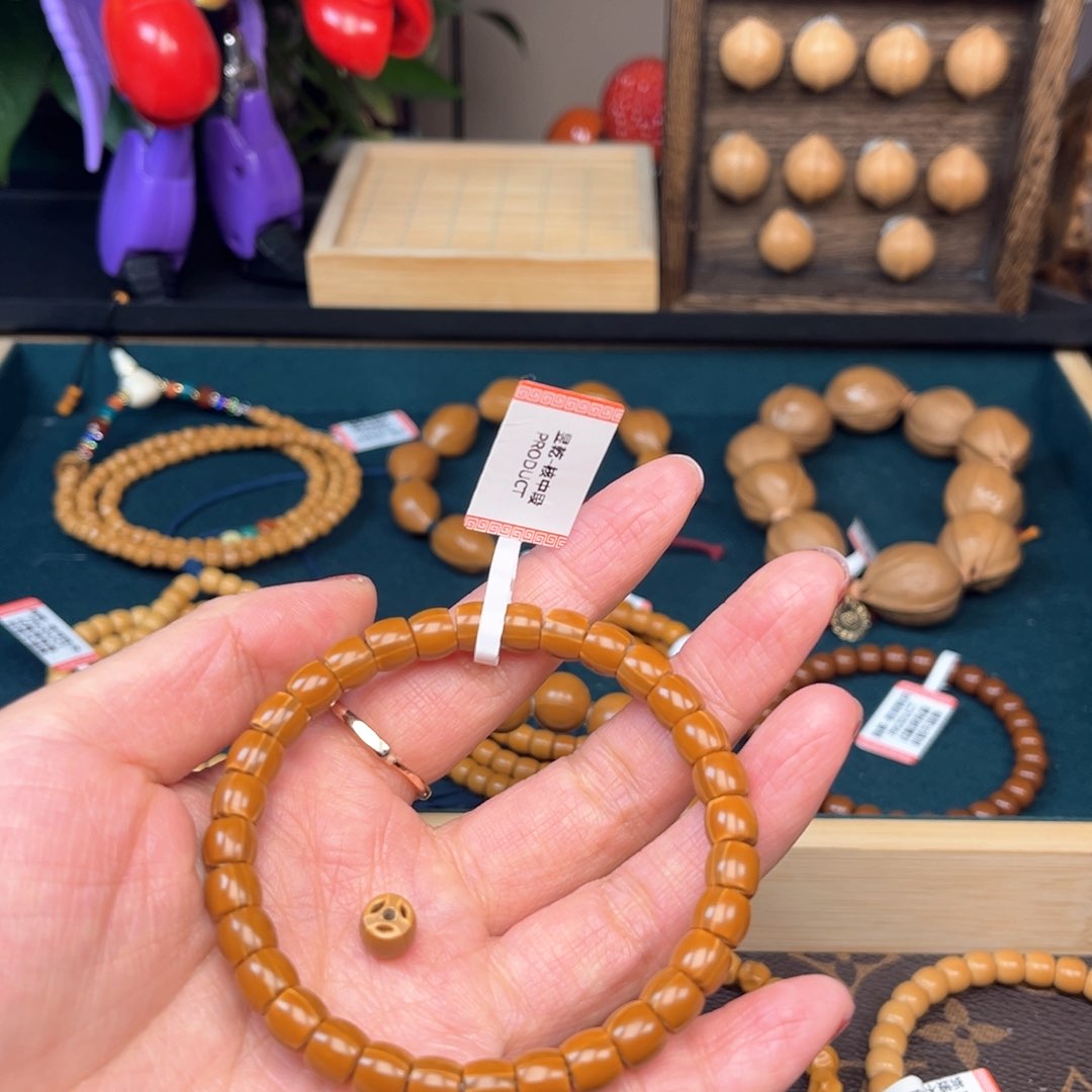 橄榄核手串核中段0.7单圈