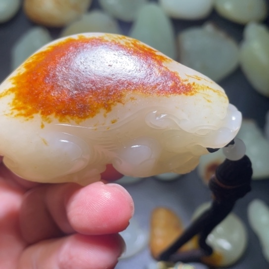 和田玉（白玉）玉牌未镶嵌瑞****！