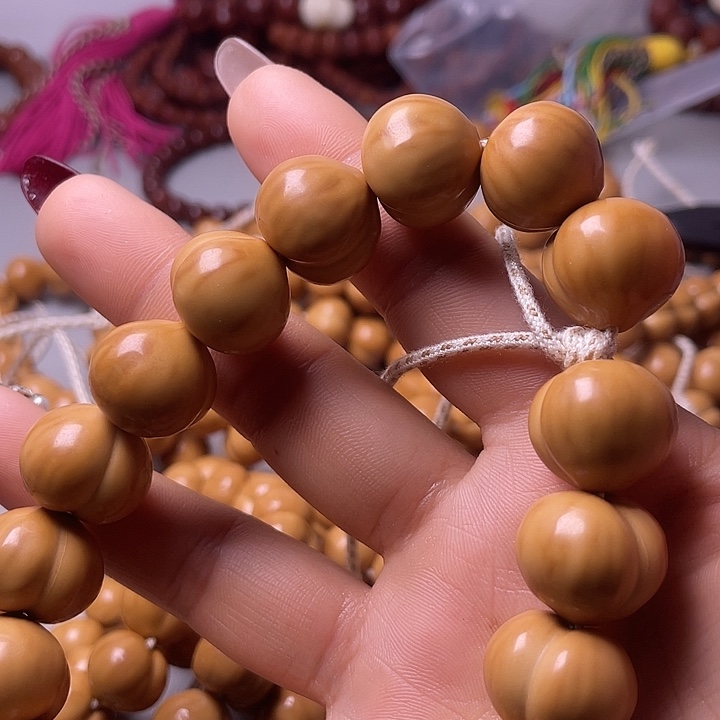 鑫***哥猴头核桃手串17尺寸镜面柯基屁桃手持全品无暇