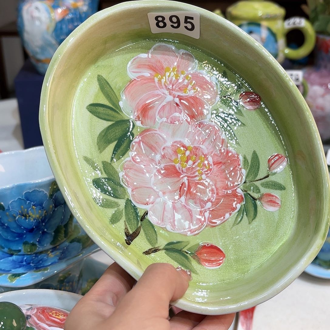 景德镇手绘高温釉下彩陶瓷茶具