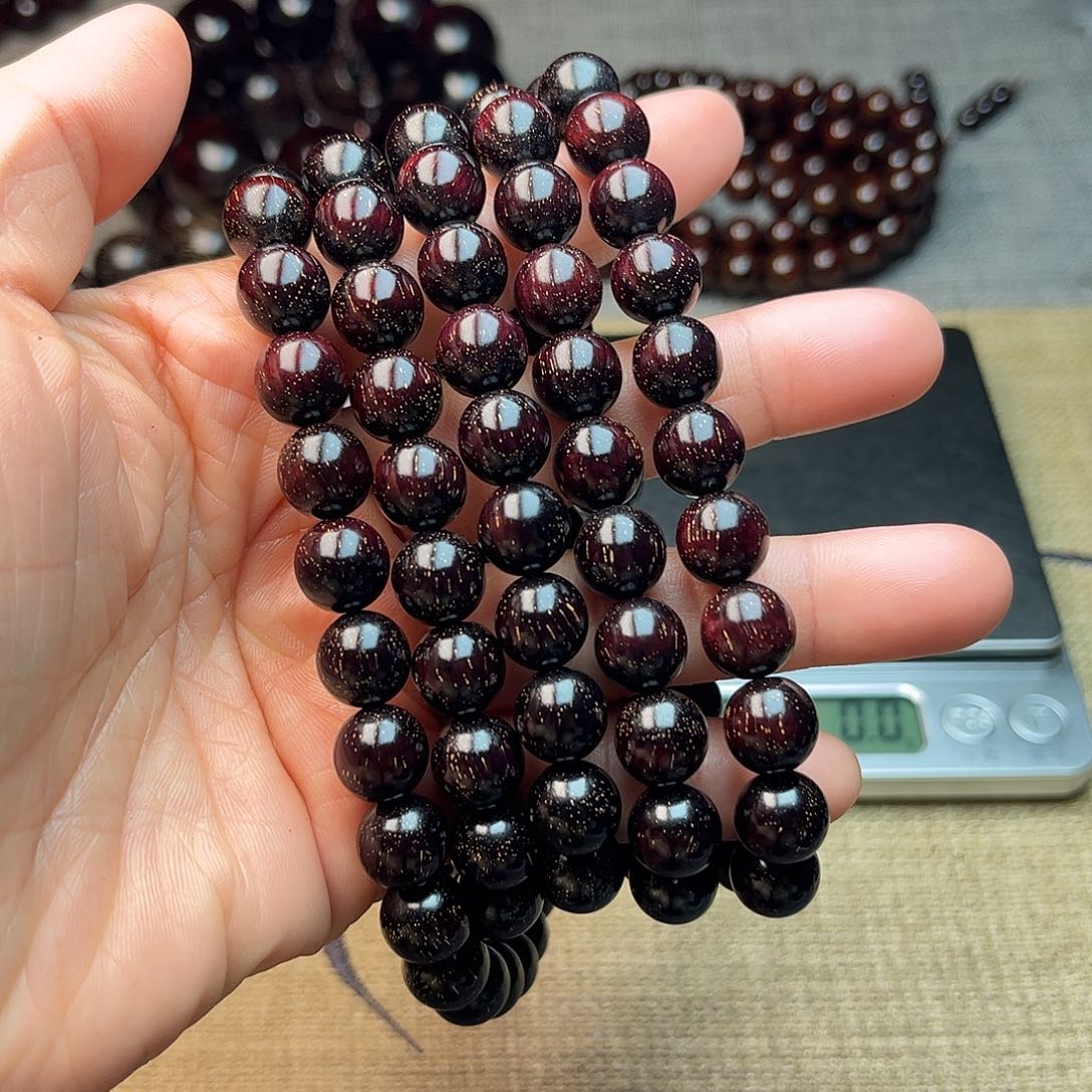 檀香紫檀（小叶紫檀）1.0 108颗 满星