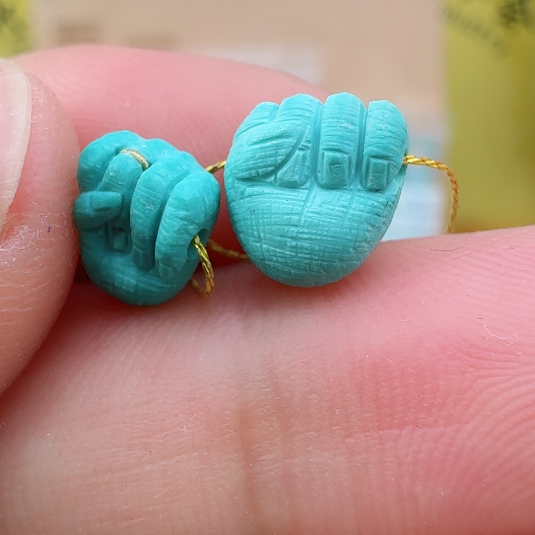 绿松石未镶嵌配饰