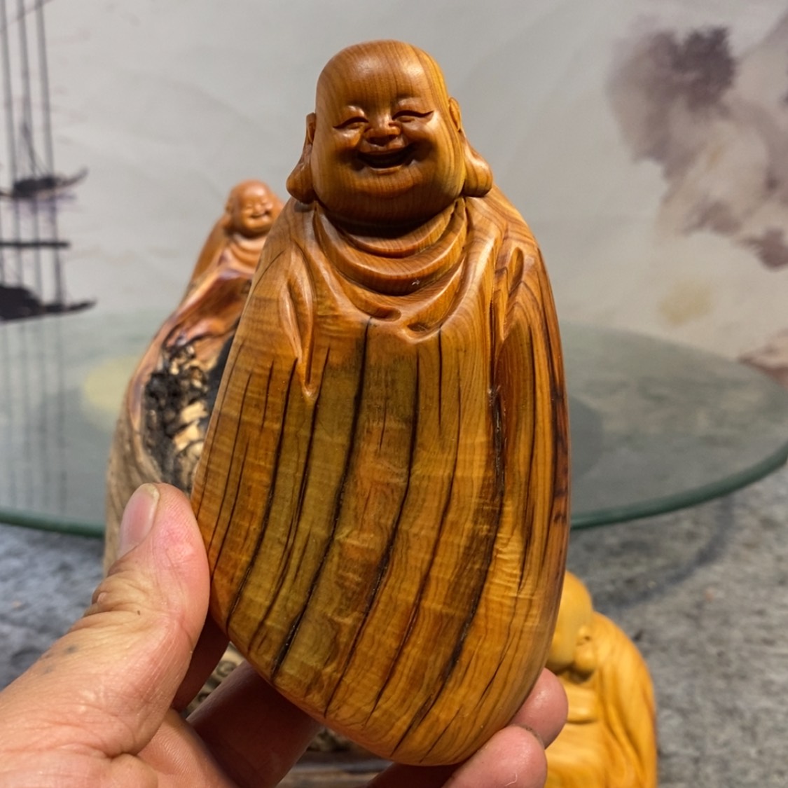 【闪购商品】柏木（崖柏）根雕木雕工艺品摆件家居手把件