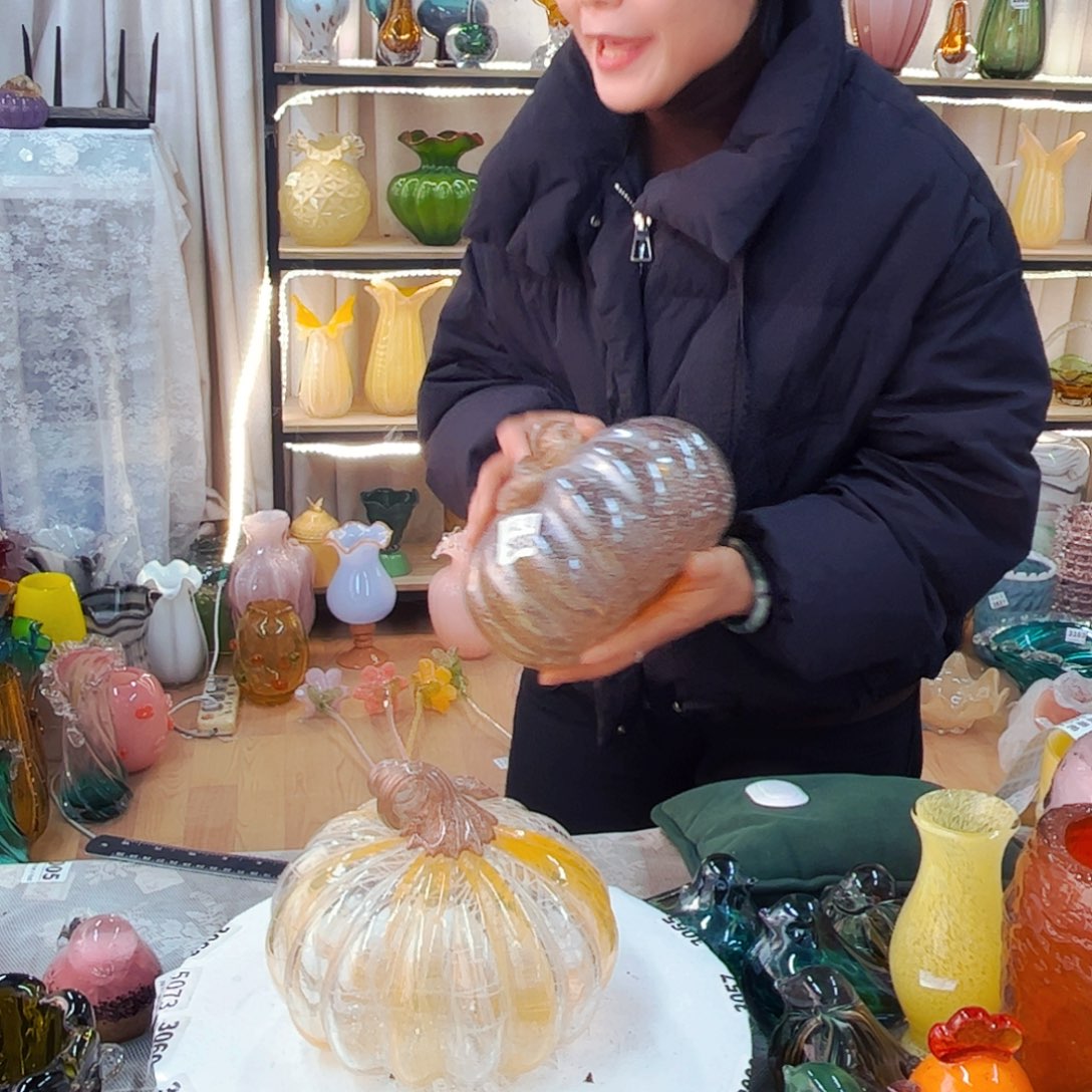 南瓜不完美家悦琉璃工艺品