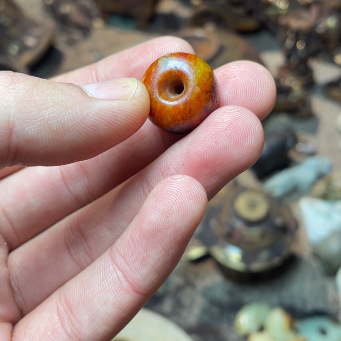 和田玉（青玉）颈饰未镶嵌