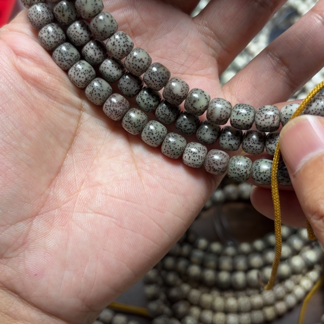 手串星月菩提星月石玉料8*7