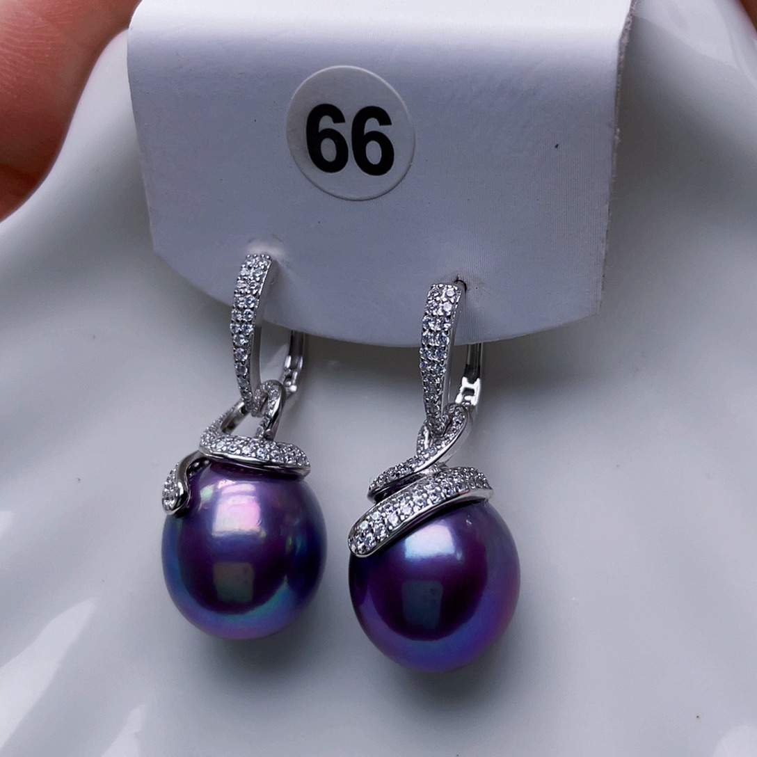 淡水珍珠耳饰未镶嵌?*玛