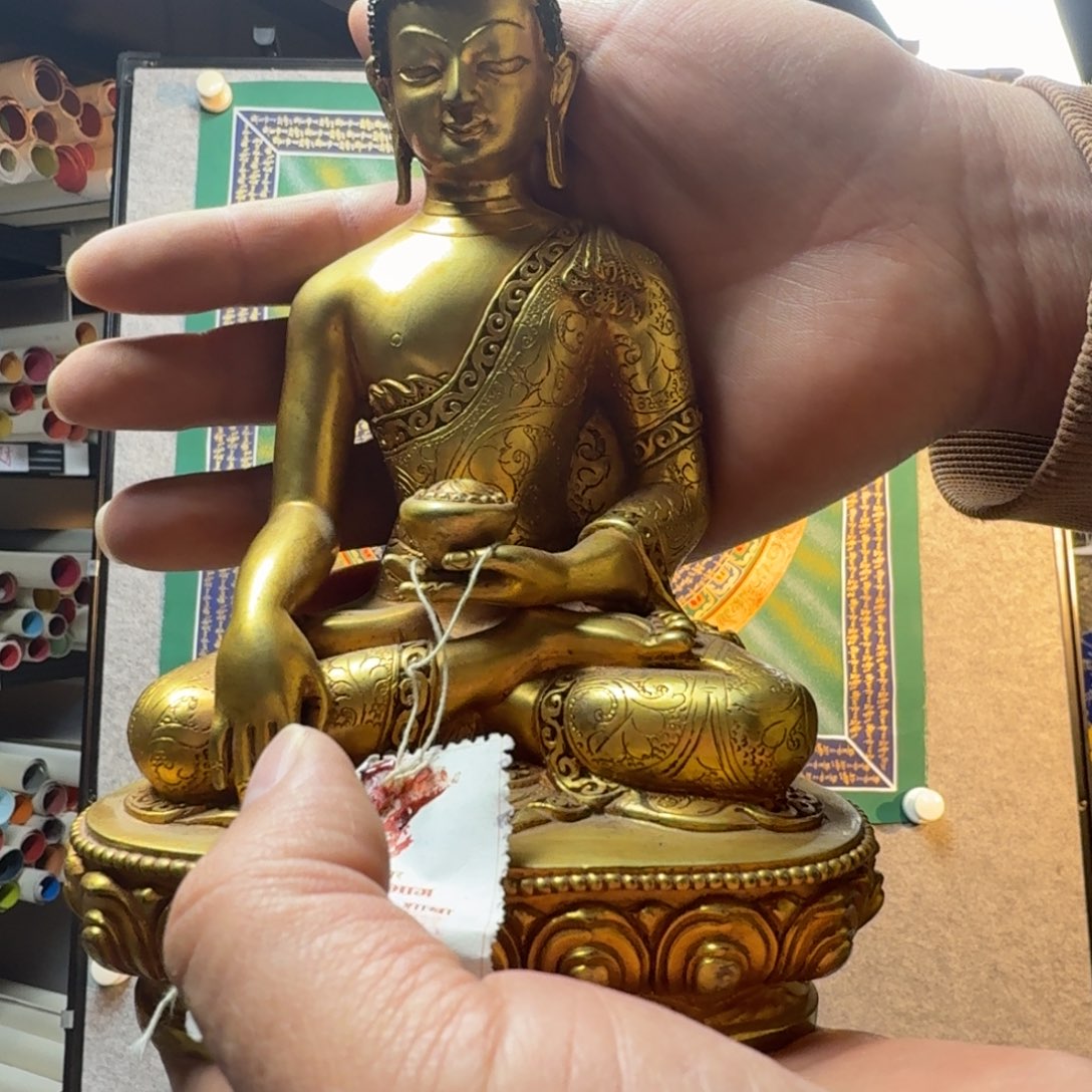 装裱画释迦族纯手工造像释迦摩尼