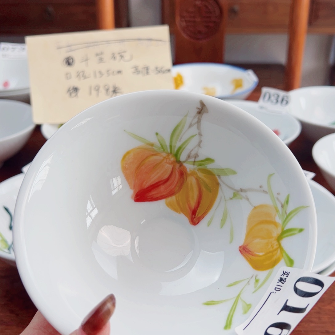 瓷片景德镇陶瓷手工手绘作品