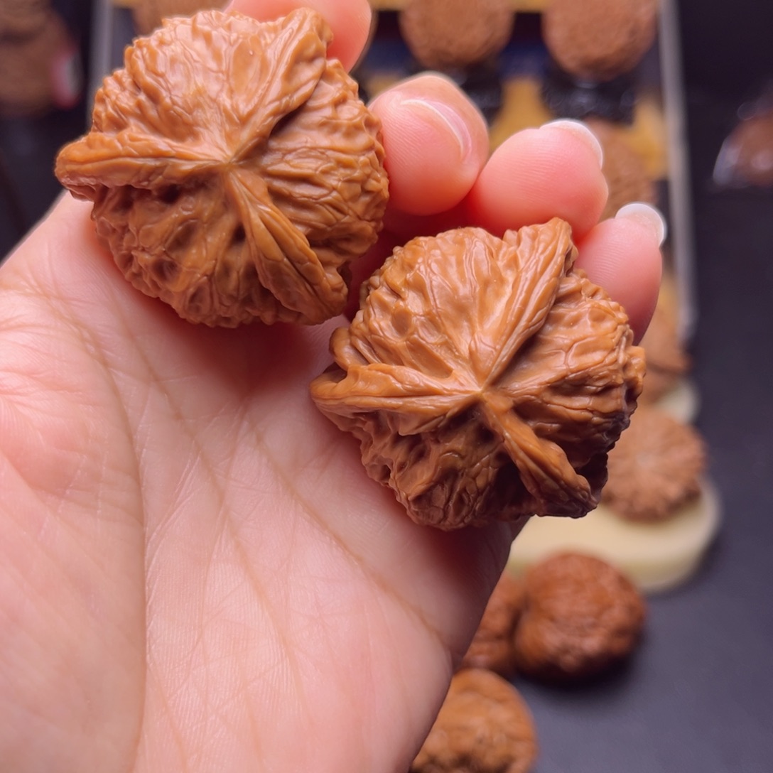 吊坠文玩核桃宫灯拼接三棱