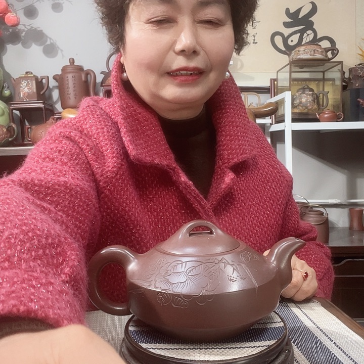 紫泥茶壶《***》原矿紫砂壶