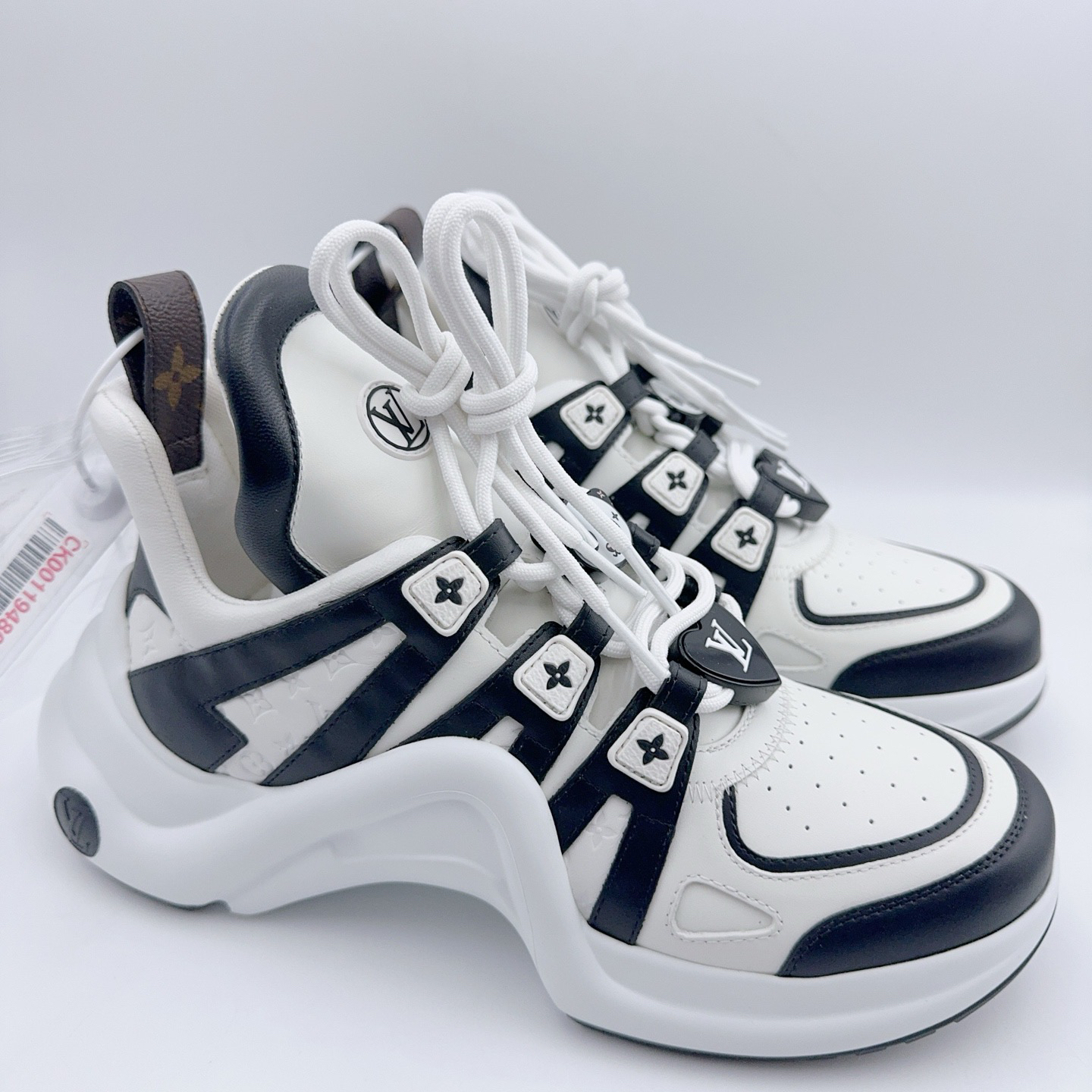 99新 LouisVuitton/路易威登 38.5码/25年新熊猫挂坠老爹鞋/01965