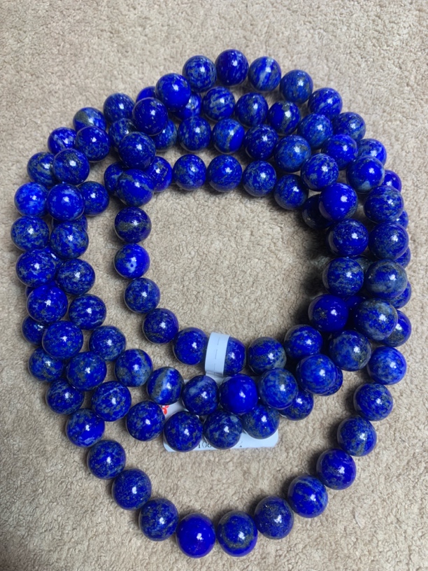 天然青金石8mm108佛珠