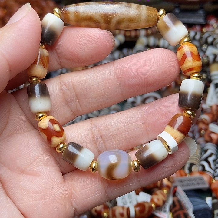 玛瑙/玉髓未镶嵌手链