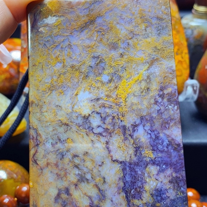 玛瑙/玉髓吊坠(不含链)未镶嵌孤*