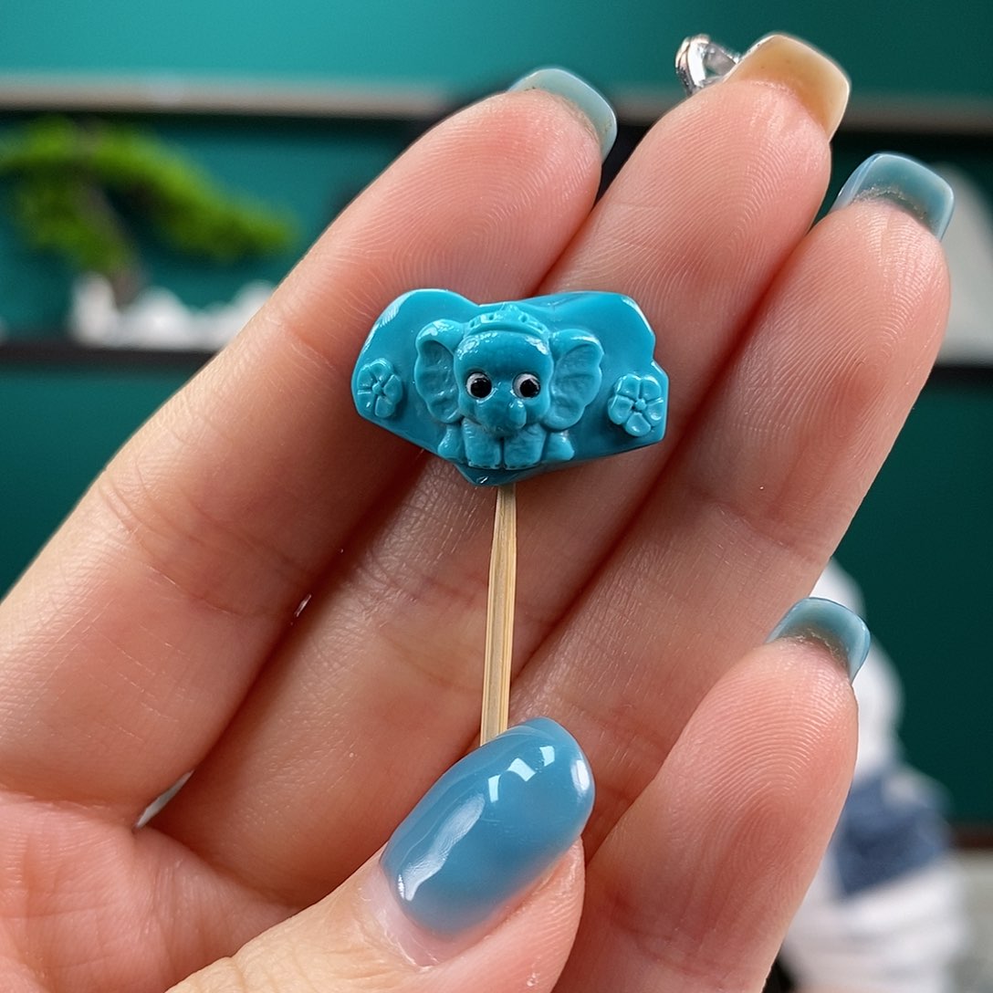 绿松石珠宝奇石未镶嵌