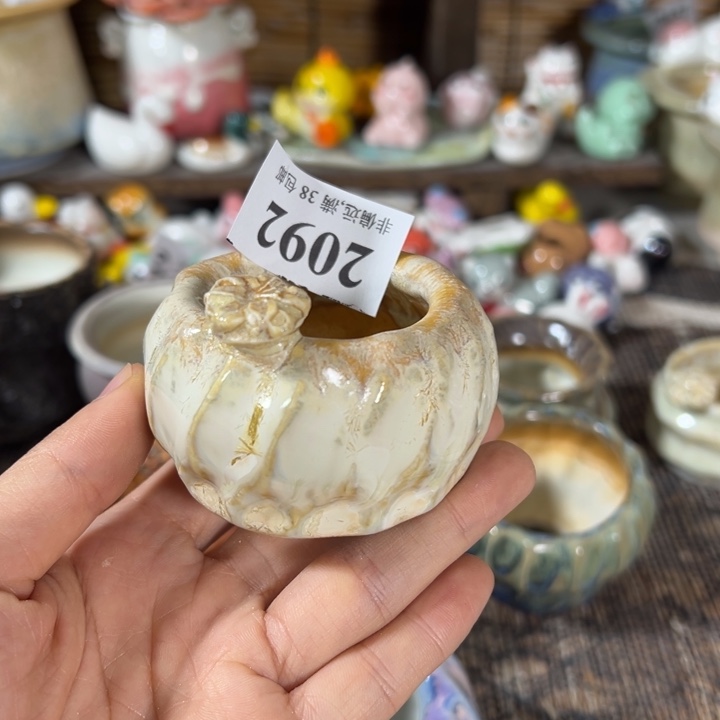 活动价满30包邮景德镇手工花盆