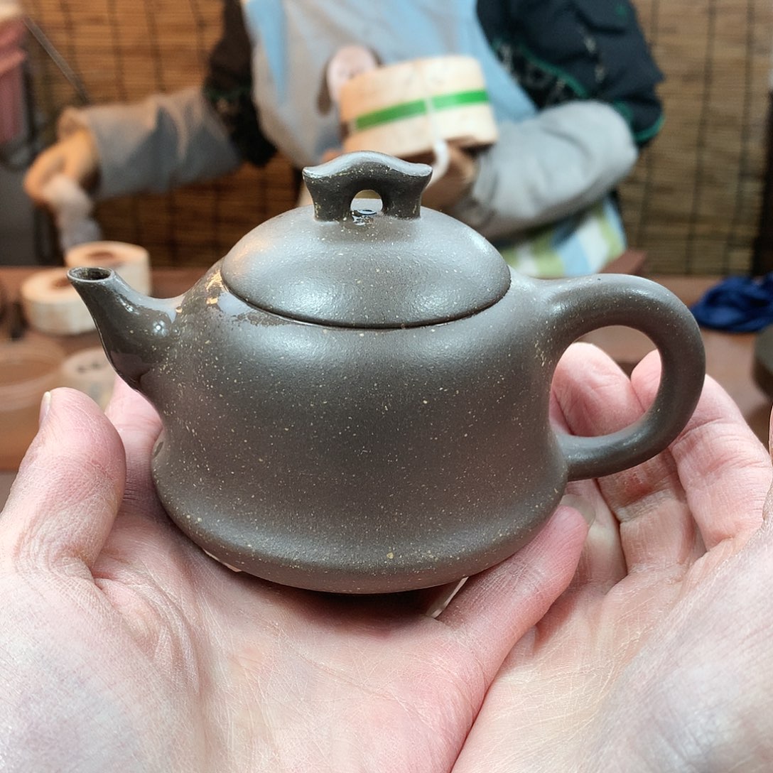 紫砂茶壶金钟 段泥 190cc